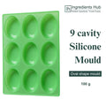 Silicone Soap Mould (Oval shape)