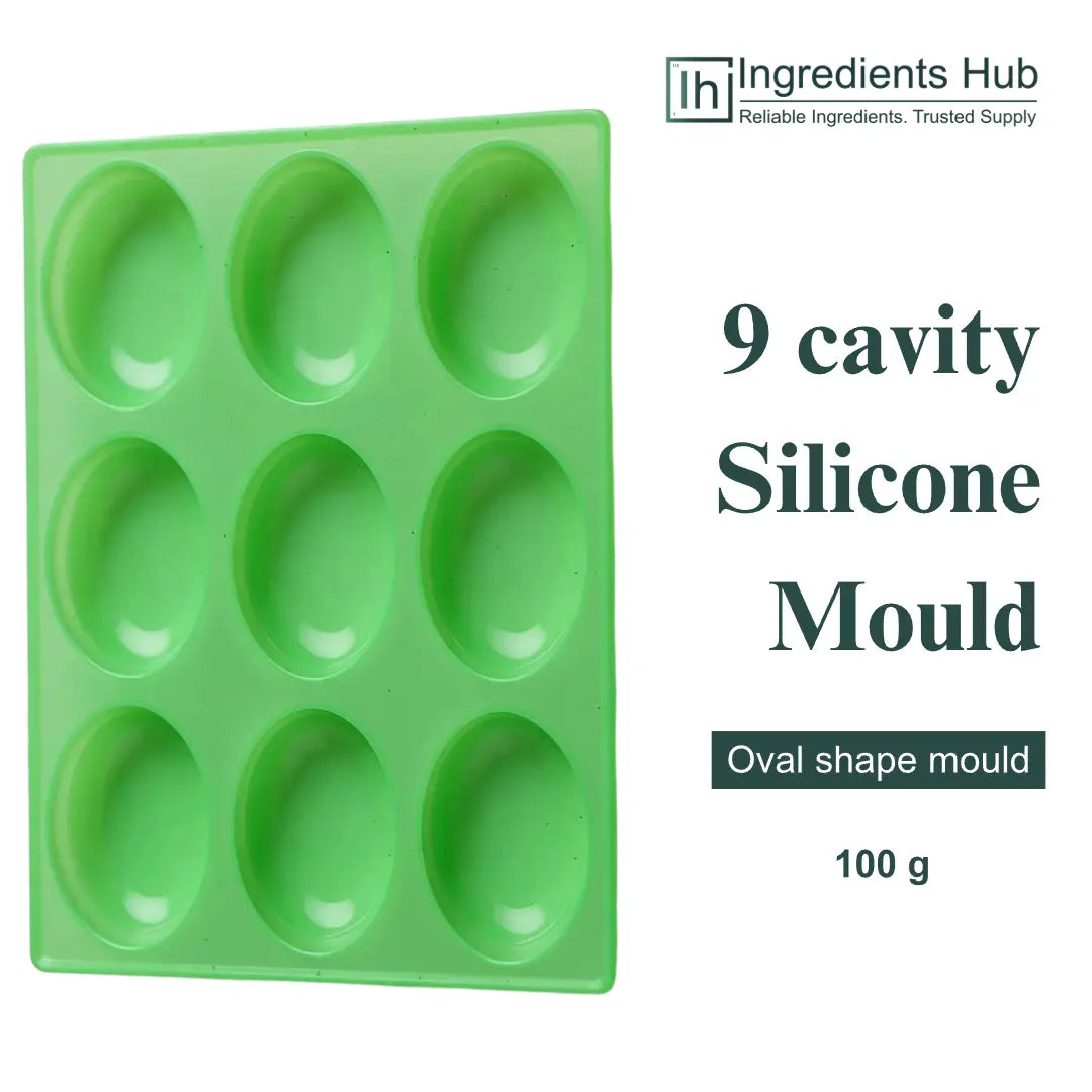 Silicone Soap Mould (Oval shape)