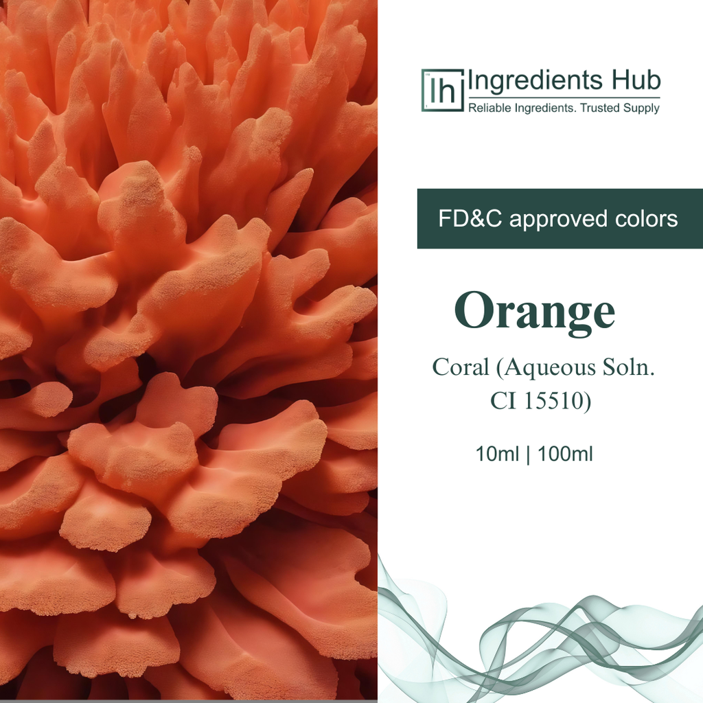 Orange - Coral (Aqueous Soln. CI 15510)